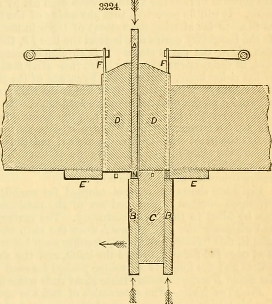 An illustration from Appletons' cyclopaedia of applied mechanics: a dictionary of mechanical engineering and the mechanical arts, 1880, leaf 492