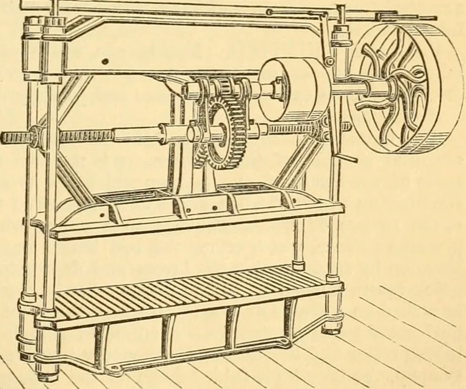 An illustration from Appletons' cyclopaedia of applied mechanics: a dictionary of mechanical engineering and the mechanical arts, 1880, leaf 596