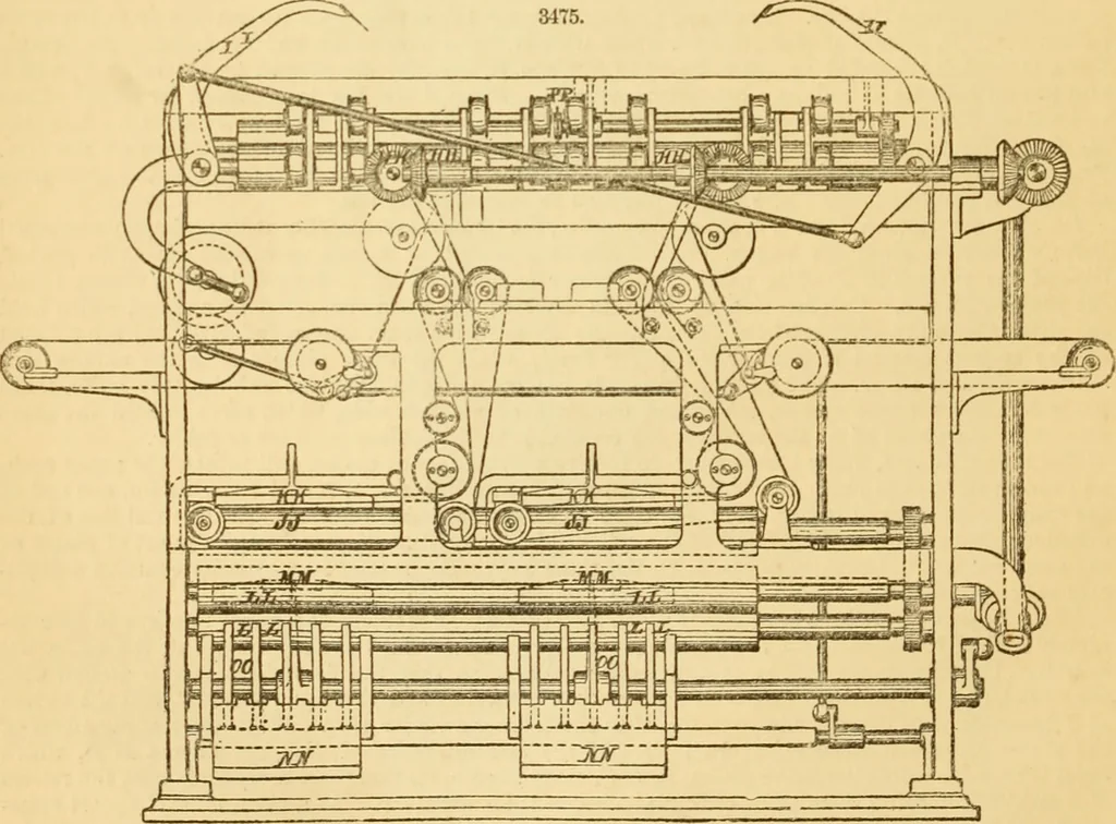 An illustration from Appletons' cyclopaedia of applied mechanics: a dictionary of mechanical engineering and the mechanical arts, 1880, leaf 607