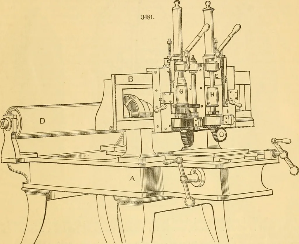 An illustration from Appletons' cyclopaedia of applied mechanics: a dictionary of mechanical engineering and the mechanical arts, 1880, leaf 612