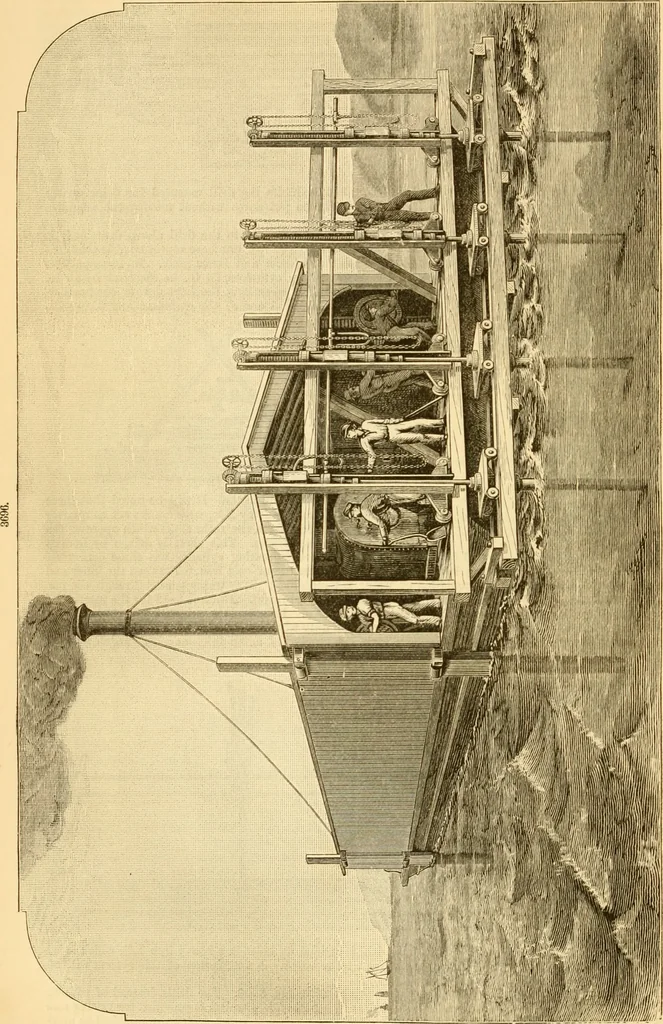 An illustration from Appletons' cyclopaedia of applied mechanics: a dictionary of mechanical engineering and the mechanical arts, 1880, leaf 709
