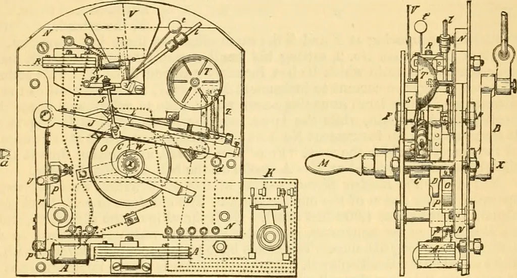 An illustration from Appletons' cyclopaedia of applied mechanics: a dictionary of mechanical engineering and the mechanical arts, 1880, leaf 802