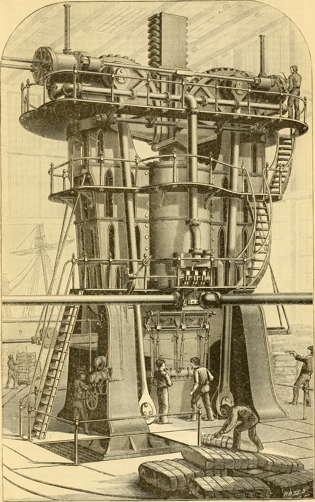 An illustration from Appletons' cyclopaedia of applied mechanics: a dictionary of mechanical engineering and the mechanical arts, 1880, leaf 836