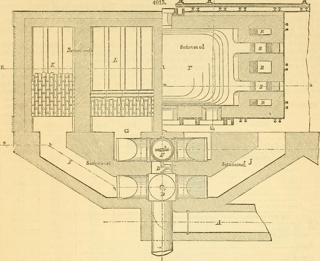 An illustration from Appletons' cyclopaedia of applied mechanics: a dictionary of mechanical engineering and the mechanical arts, 1880, leaf 844