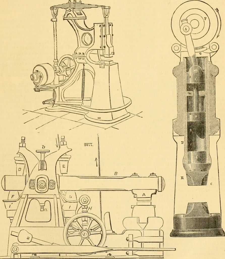 An illustration from Appletons' cyclopaedia of applied mechanics: a dictionary of mechanical engineering and the mechanical arts, 1880, leaf 96
