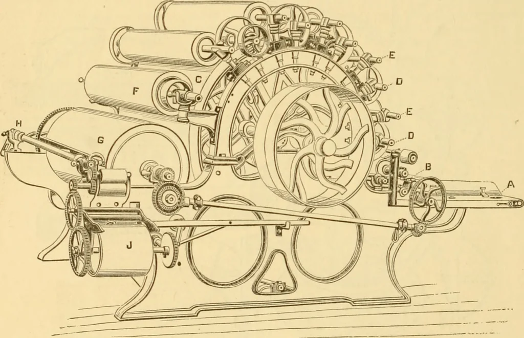 An illustration from Appletons' cyclopaedia of applied mechanics: a dictionary of mechanical engineering and the mechanical arts, 1880, leaf 981