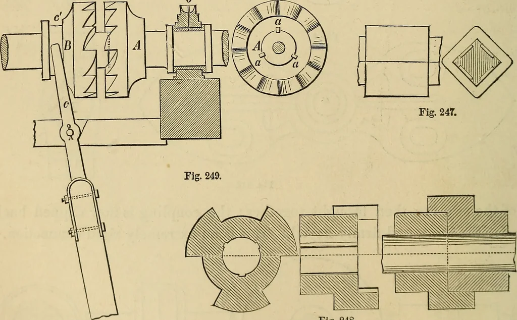 An illustration from Appleton's cyclopædia of drawing, designed as a textbook for the mechanic, architect, engineer, and surveyor, 1866, leaf 193