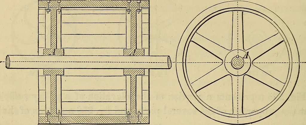 An illustration from Appleton's cyclopædia of drawing, designed as a textbook for the mechanic, architect, engineer, and surveyor, 1866, leaf 197