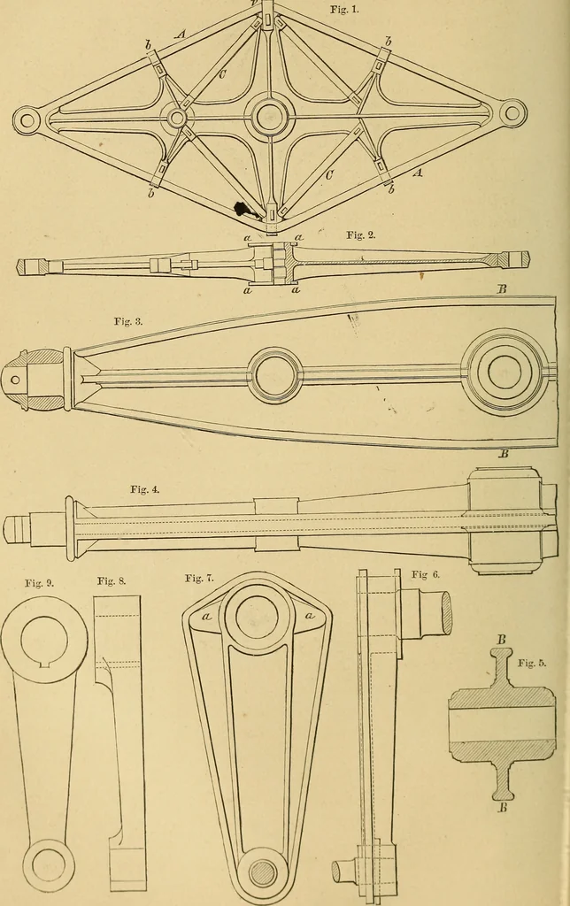 An illustration from Appleton's cyclopædia of drawing, designed as a textbook for the mechanic, architect, engineer, and surveyor, 1866, leaf 269