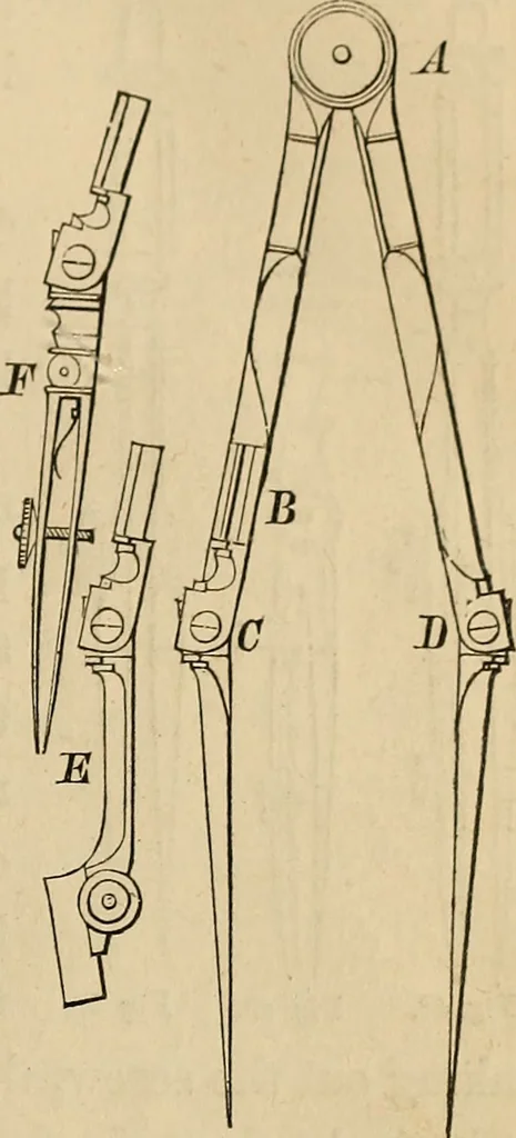 An illustration from Appleton's cyclopædia of drawing, designed as a textbook for the mechanic, architect, engineer, and surveyor, 1866, leaf 34