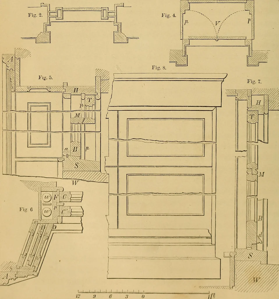 An illustration from Appleton's cyclopædia of drawing, designed as a textbook for the mechanic, architect, engineer, and surveyor, 1866, leaf 367