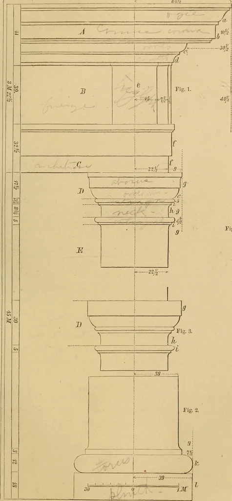 An illustration from Appleton's cyclopædia of drawing, designed as a textbook for the mechanic, architect, engineer, and surveyor, 1866, leaf 376