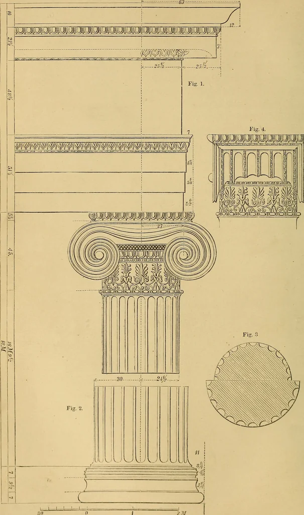 An illustration from Appleton's cyclopædia of drawing, designed as a textbook for the mechanic, architect, engineer, and surveyor, 1866, leaf 381