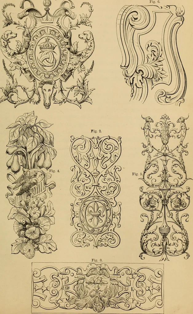 An illustration from Appleton's cyclopædia of drawing, designed as a textbook for the mechanic, architect, engineer, and surveyor, 1866, leaf 422