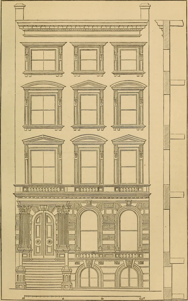 An illustration from Appleton's cyclopædia of drawing, designed as a textbook for the mechanic, architect, engineer, and surveyor, 1866, leaf 426