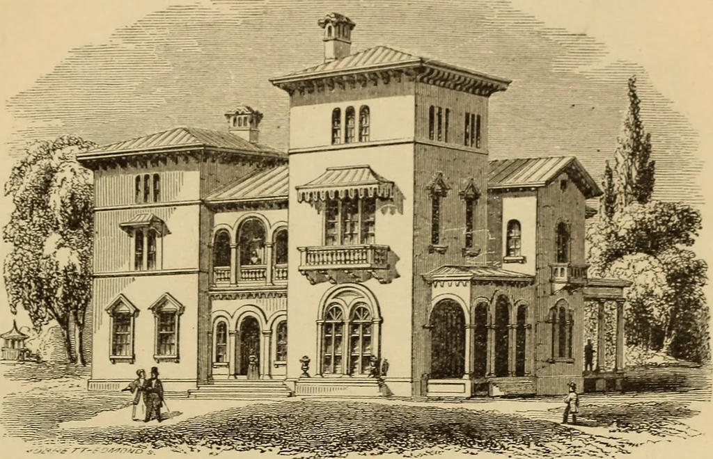 An illustration from Appleton's cyclopædia of drawing, designed as a textbook for the mechanic, architect, engineer, and surveyor, 1866, leaf 440
