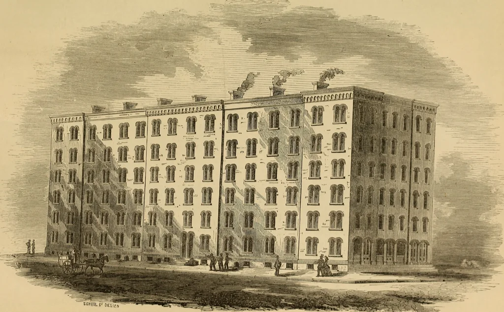 An illustration from Appleton's cyclopædia of drawing, designed as a textbook for the mechanic, architect, engineer, and surveyor, 1866, leaf 442