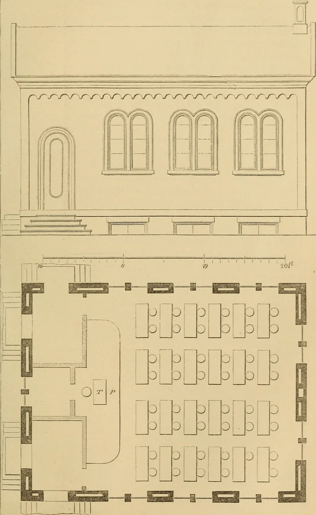 An illustration from Appleton's cyclopædia of drawing, designed as a textbook for the mechanic, architect, engineer, and surveyor, 1866, leaf 454