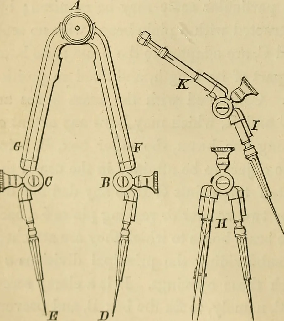 An illustration from Appleton's cyclopædia of drawing, designed as a textbook for the mechanic, architect, engineer, and surveyor, 1866, leaf 51