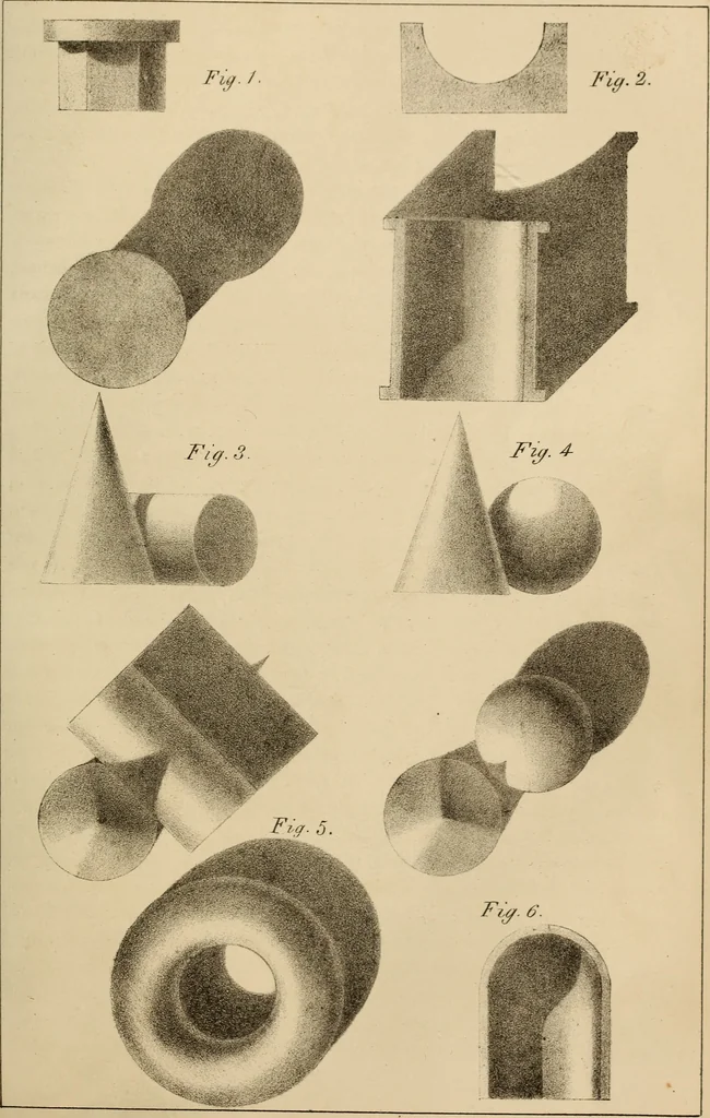 An illustration from Appleton's cyclopædia of drawing, designed as a textbook for the mechanic, architect, engineer, and surveyor, 1866, leaf 526