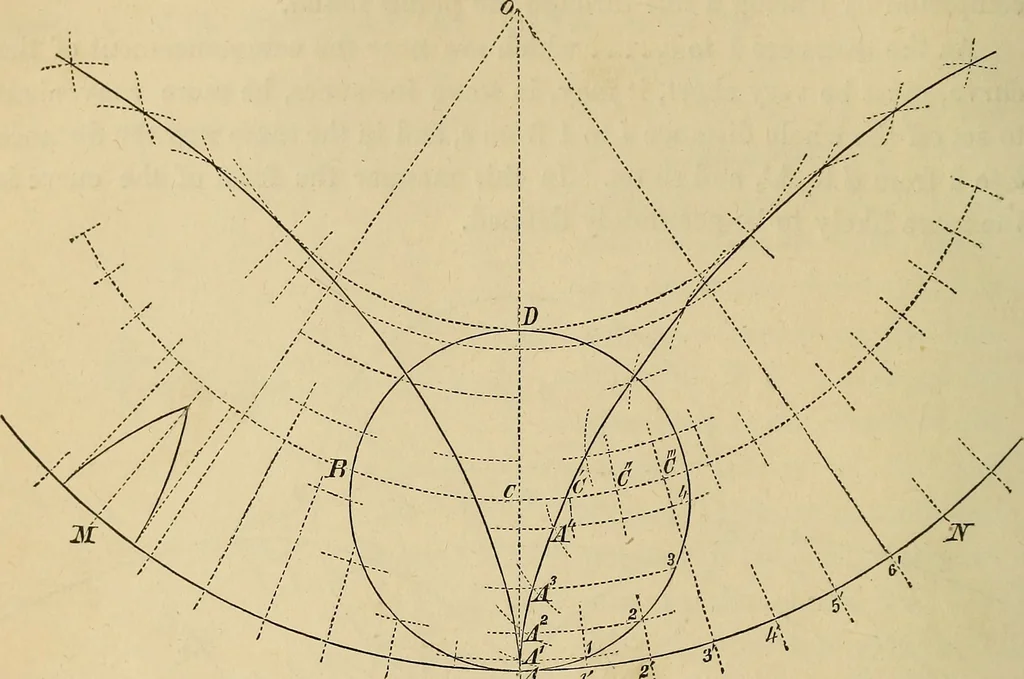 An illustration from Appleton's cyclopædia of drawing, designed as a textbook for the mechanic, architect, engineer, and surveyor, 1866, leaf 99