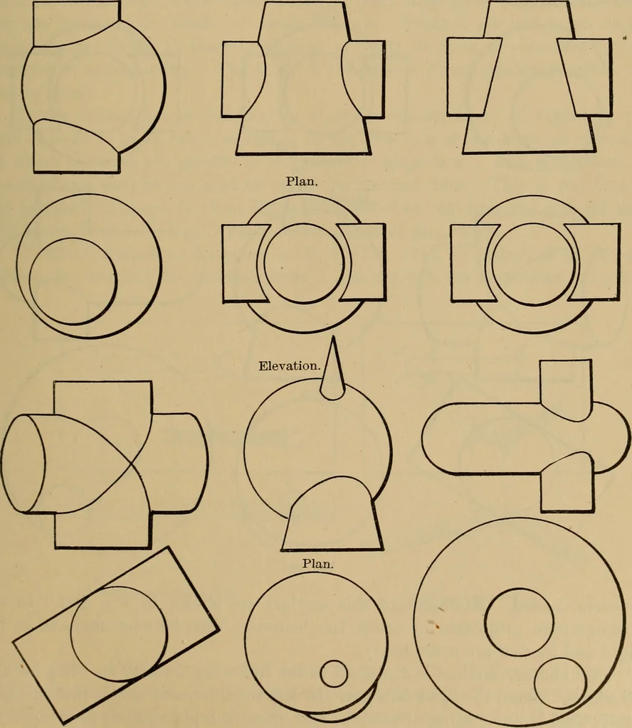 An illustration from Appletons' cyclopædia of technical drawing, 1896, leaf 162
