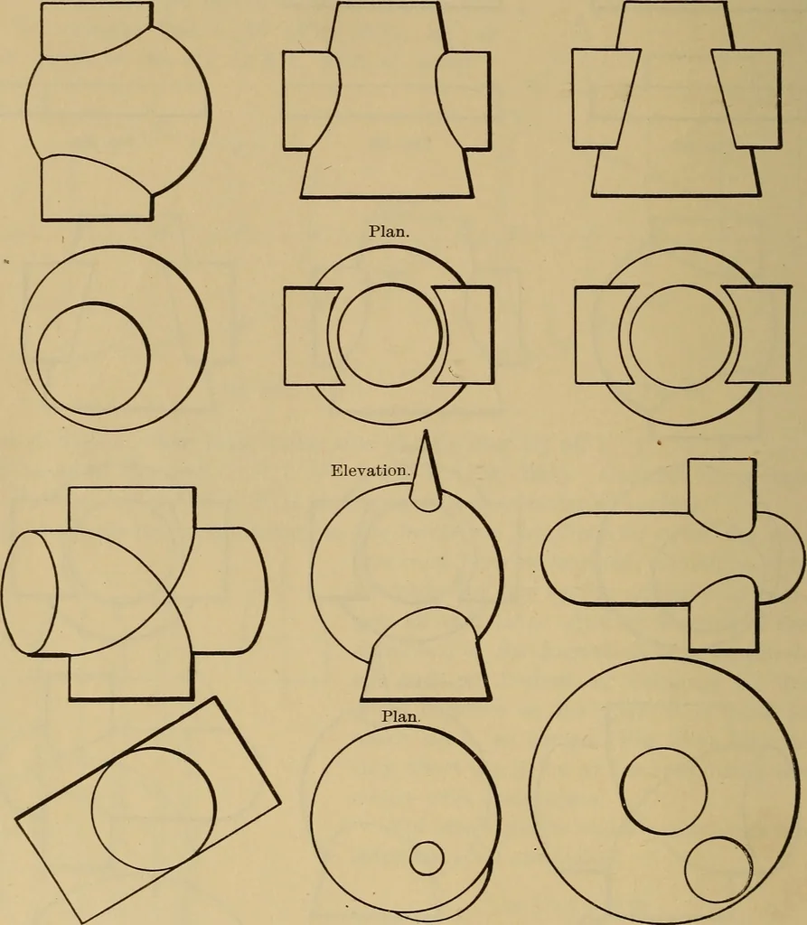 An illustration from Appletons' cyclopædia of technical drawing, 1896, leaf 163