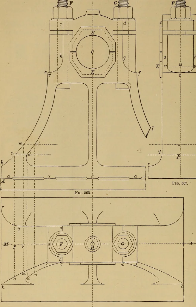 An illustration from Appletons' cyclopædia of technical drawing, 1896, leaf 281