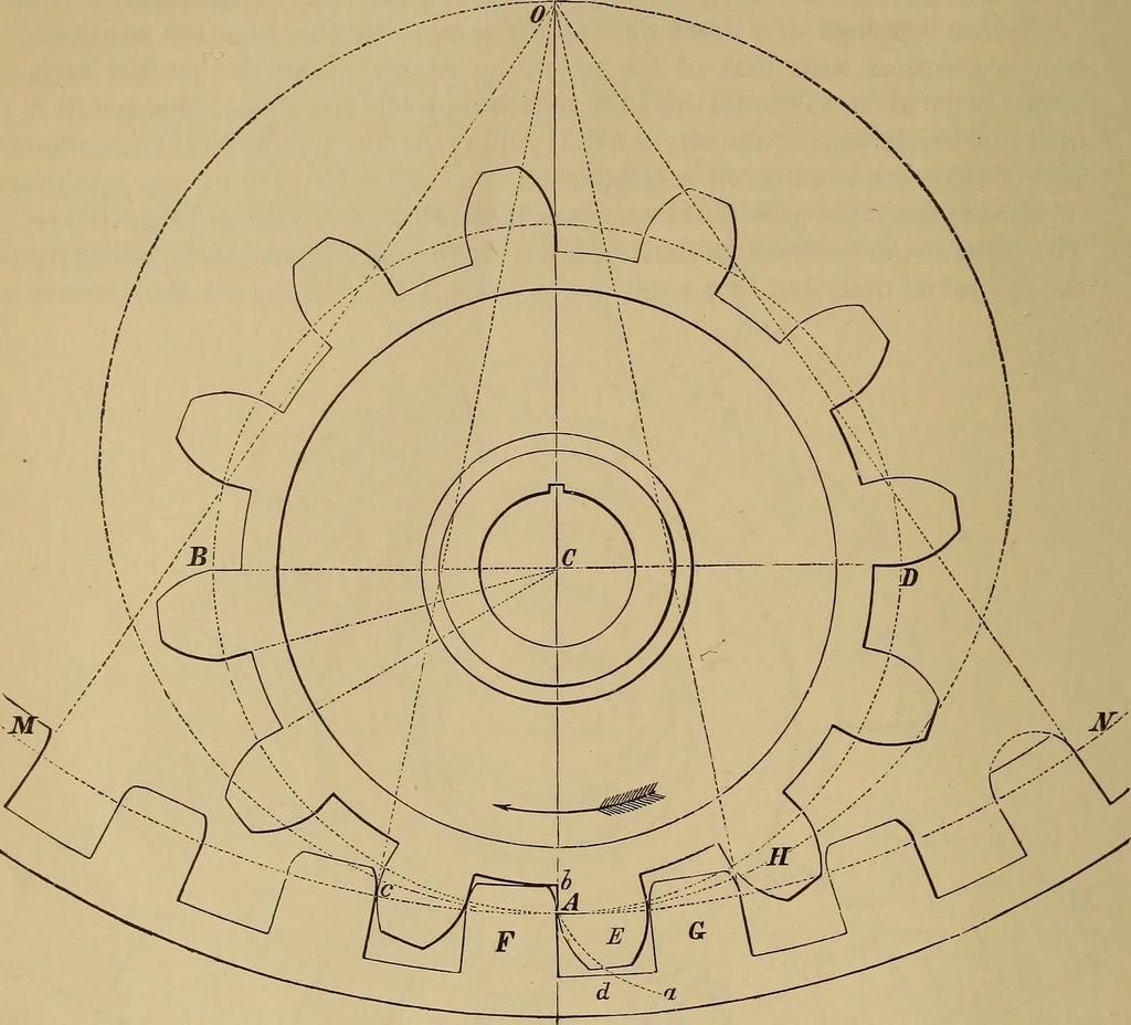 An illustration from Appletons' cyclopædia of technical drawing, 1896, leaf 343