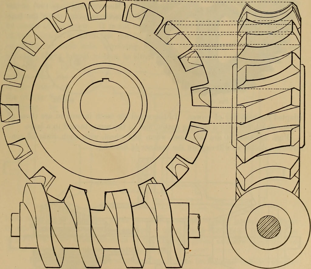 An illustration from Appletons' cyclopædia of technical drawing, 1896, leaf 346