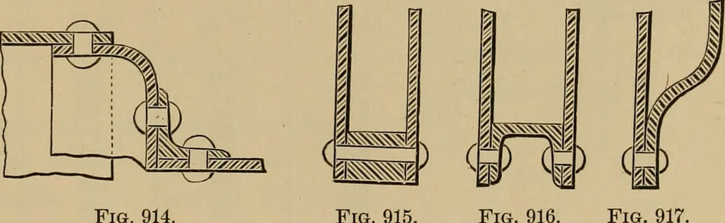 An illustration from Appletons' cyclopædia of technical drawing, 1896, leaf 406