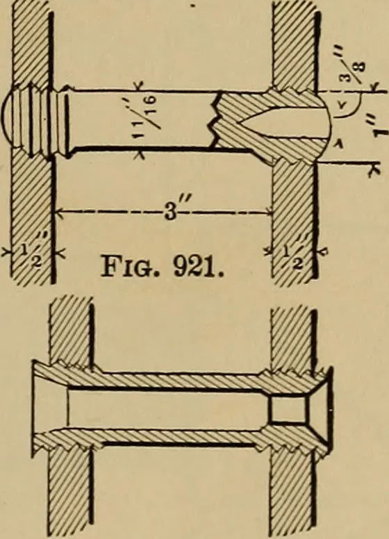 An illustration from Appletons' cyclopædia of technical drawing, 1896, leaf 408