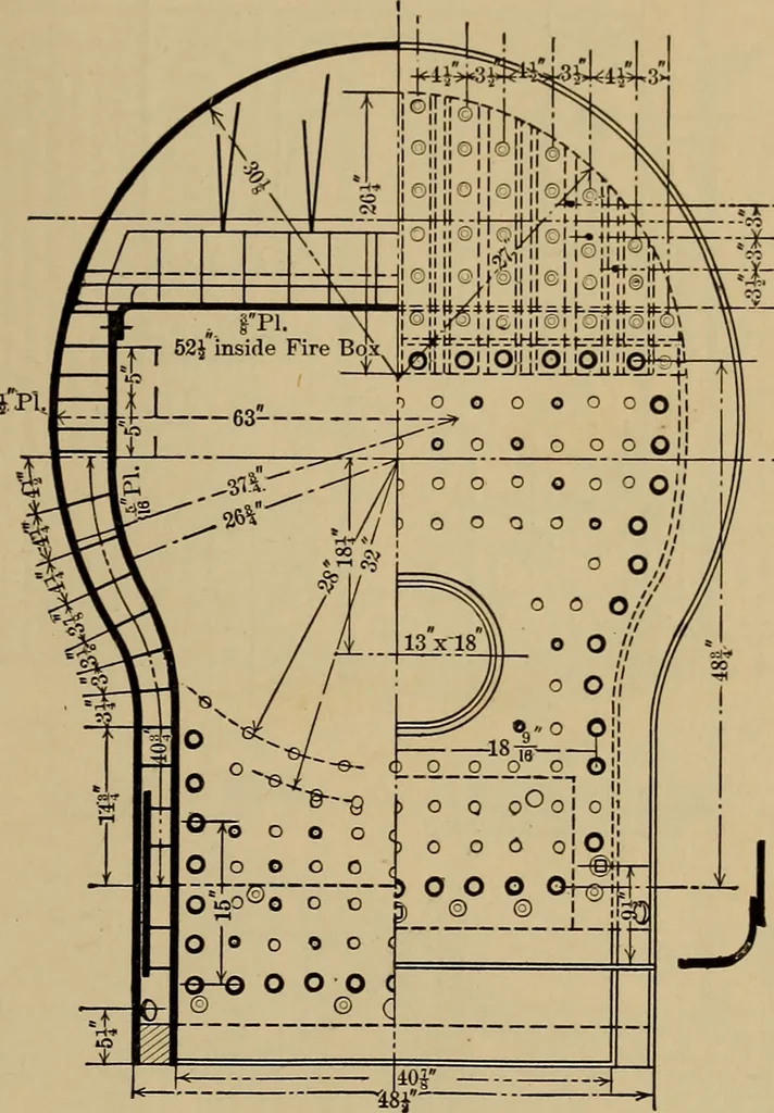 An illustration from Appletons' cyclopædia of technical drawing, 1896, leaf 412