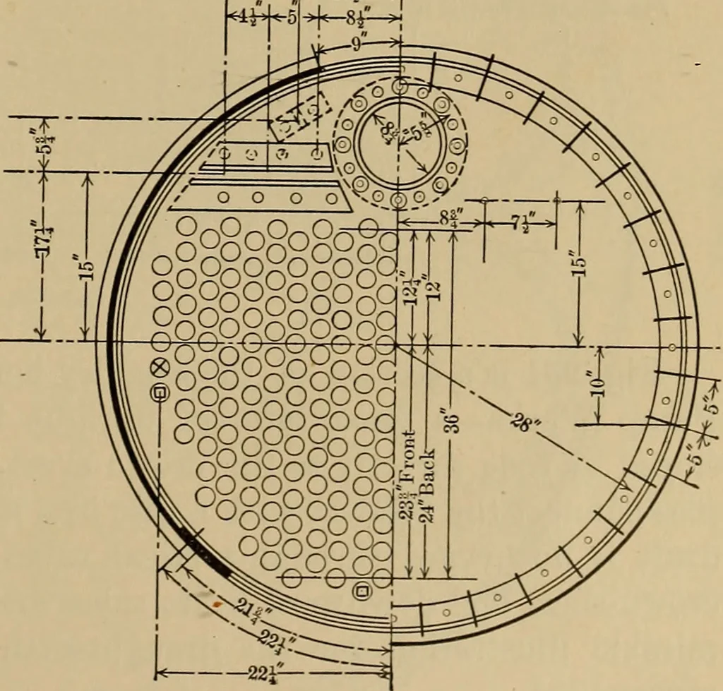 An illustration from Appletons' cyclopædia of technical drawing, 1896, leaf 412