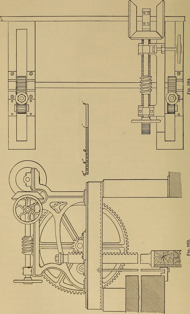 An illustration from Appletons' cyclopædia of technical drawing, 1896, leaf 463