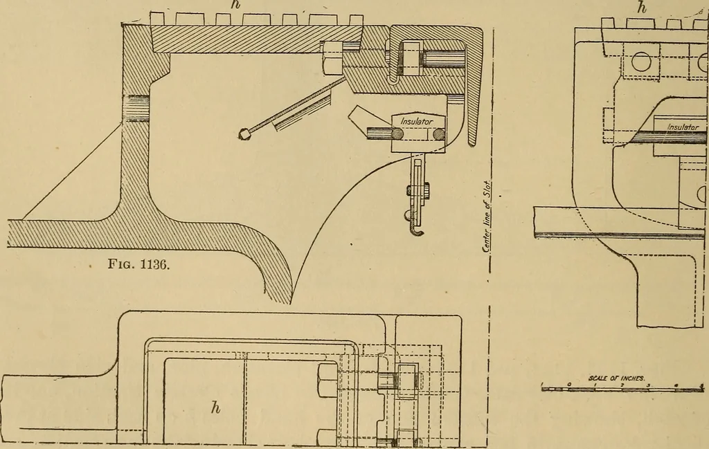 An illustration from Appletons' cyclopædia of technical drawing, 1896, leaf 499
