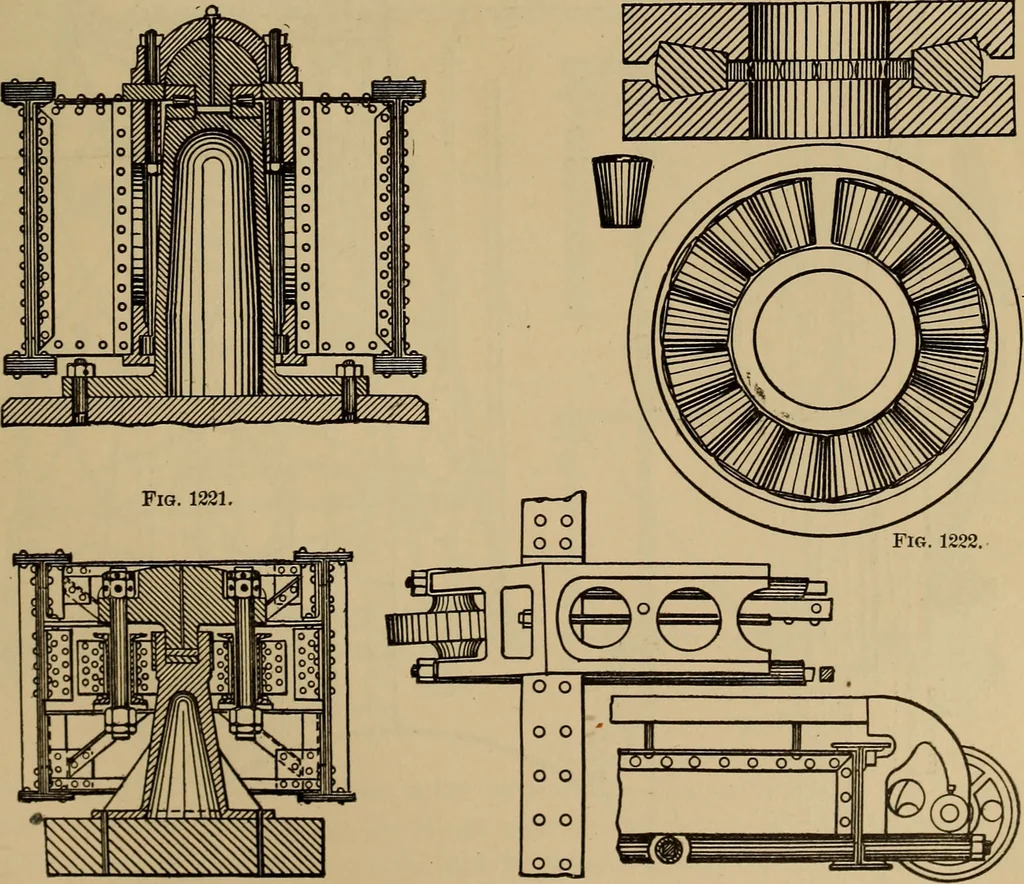 An illustration from Appletons' cyclopædia of technical drawing, 1896, leaf 528