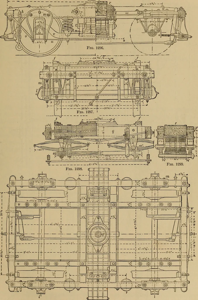 An illustration from Appletons' cyclopædia of technical drawing, 1896, leaf 560