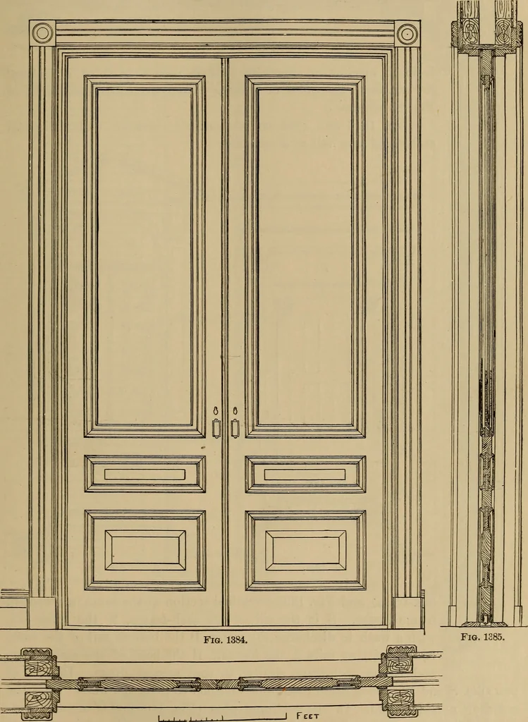 An illustration from Appletons' cyclopædia of technical drawing, 1896, leaf 590