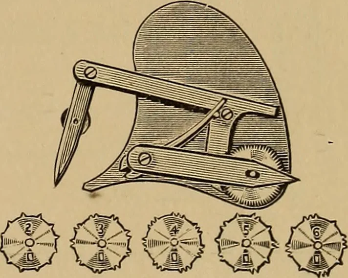 An illustration from Appletons' cyclopædia of technical drawing, 1896, leaf 60