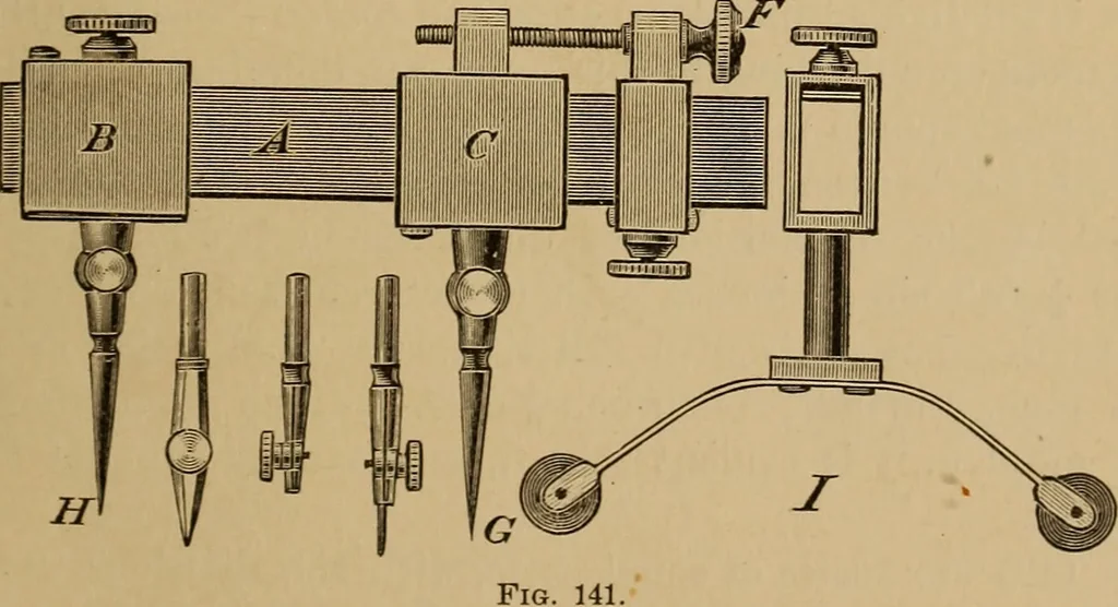 An illustration from Appletons' cyclopædia of technical drawing, 1896, leaf 62