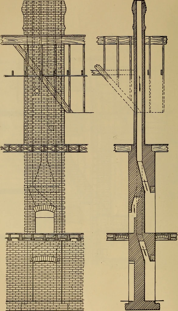 An illustration from Appletons' cyclopædia of technical drawing, 1896, leaf 621