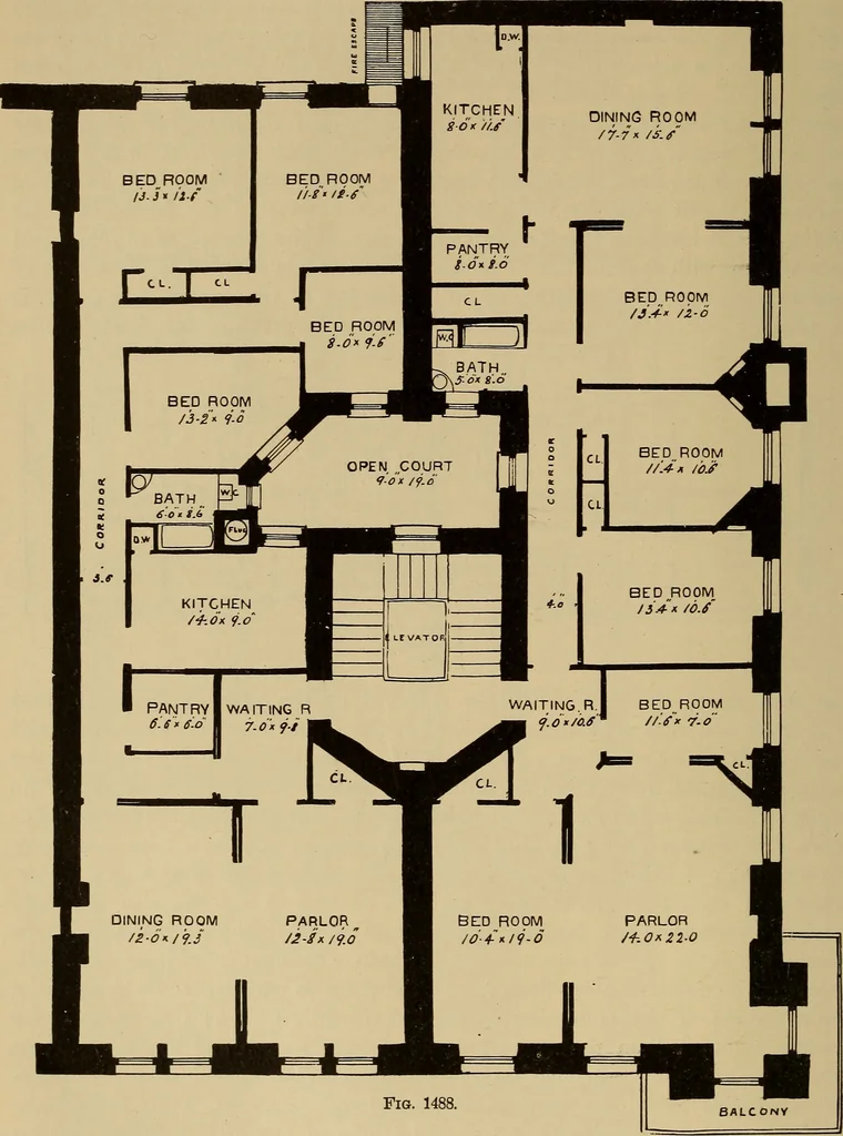 An illustration from Appletons' cyclopædia of technical drawing, 1896, leaf 627