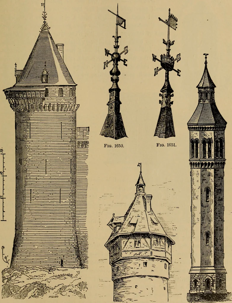 An illustration from Appletons' cyclopædia of technical drawing, 1896, leaf 690