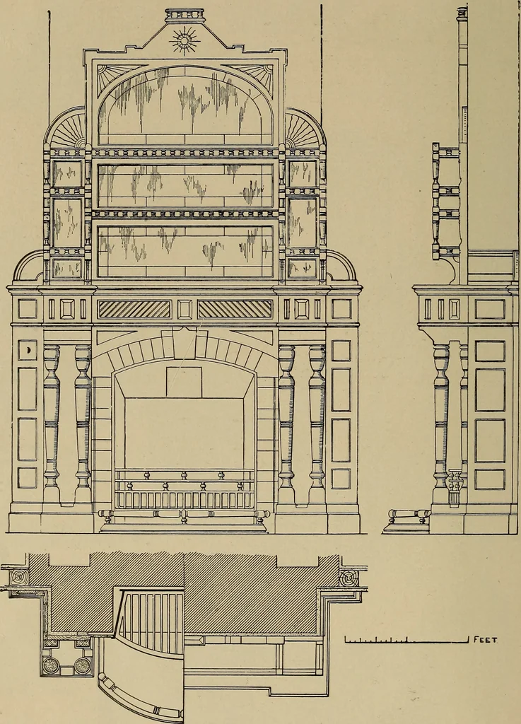 An illustration from Appletons' cyclopædia of technical drawing, 1896, leaf 935
