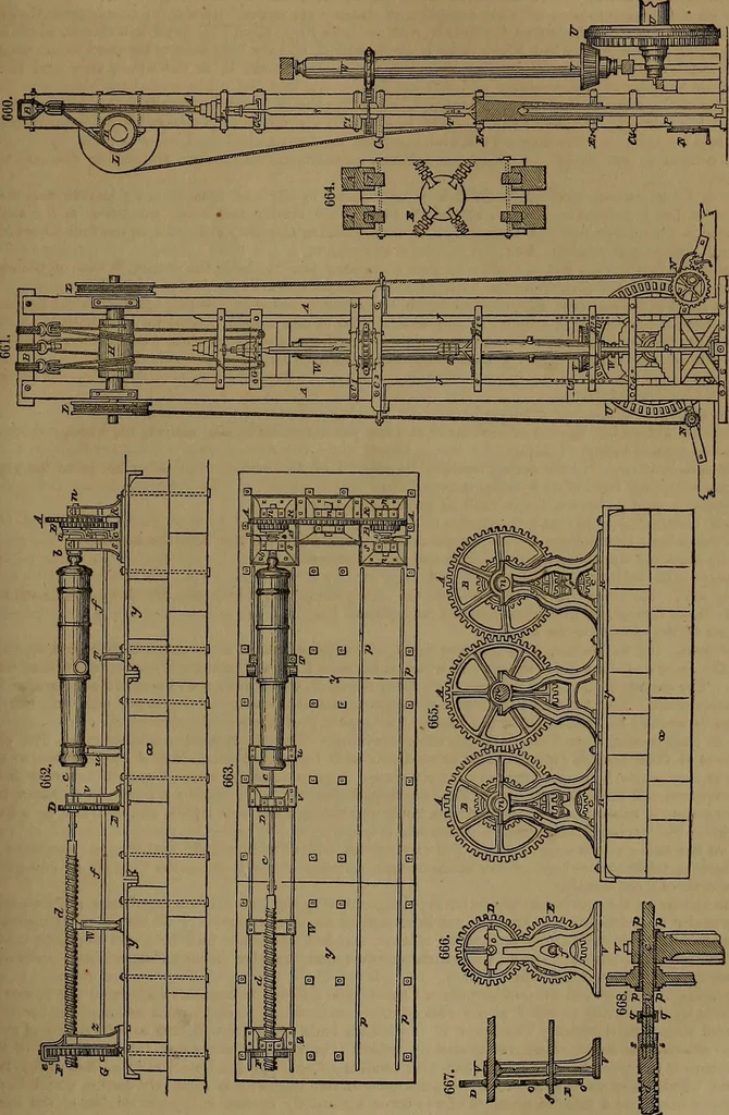 An illustration from Appleton's dictionary of machines, mechanics, engine-work, and engineering, 1861, leaf 250
