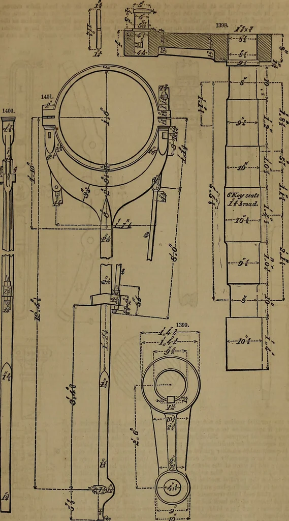 An illustration from Appleton's dictionary of machines, mechanics, engine-work, and engineering, 1861, leaf 496