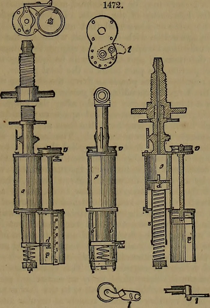 An illustration from Appleton's dictionary of machines, mechanics, engine-work, and engineering, 1861, leaf 564