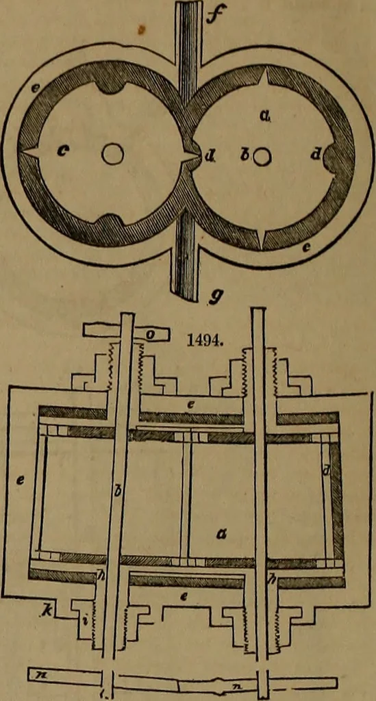 An illustration from Appleton's dictionary of machines, mechanics, engine-work, and engineering, 1861, leaf 577
