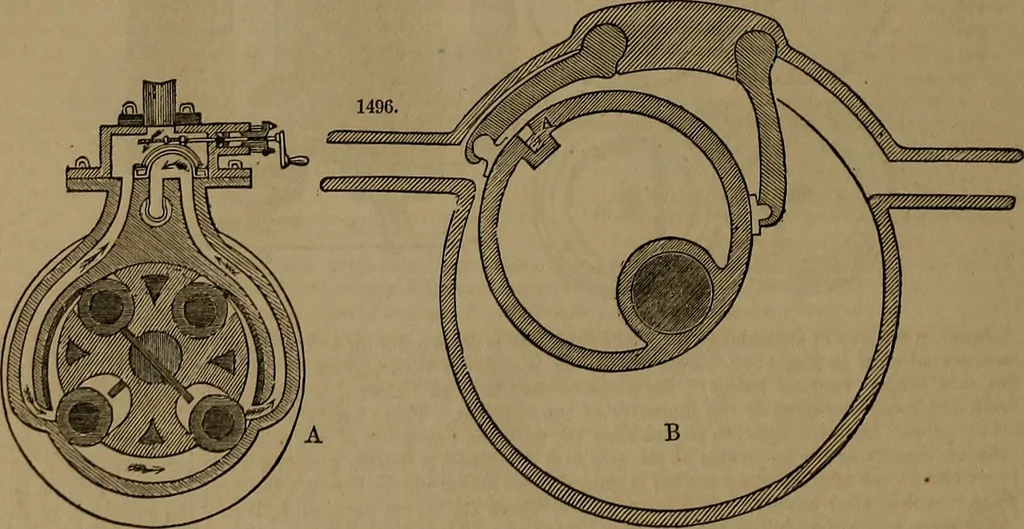 An illustration from Appleton's dictionary of machines, mechanics, engine-work, and engineering, 1861, leaf 577